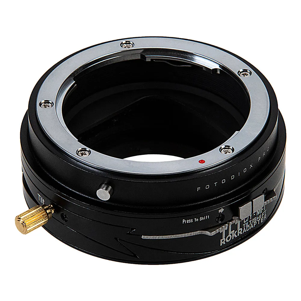 Fotodiox Pro TLT ROKR - Tilt / Shift Lens Mount Adapter Compatible with Contax/Yashica (CY) SLR Lenses to Micro Four Thirds (MFT, M4/3) Mount Mirrorless Camera Body