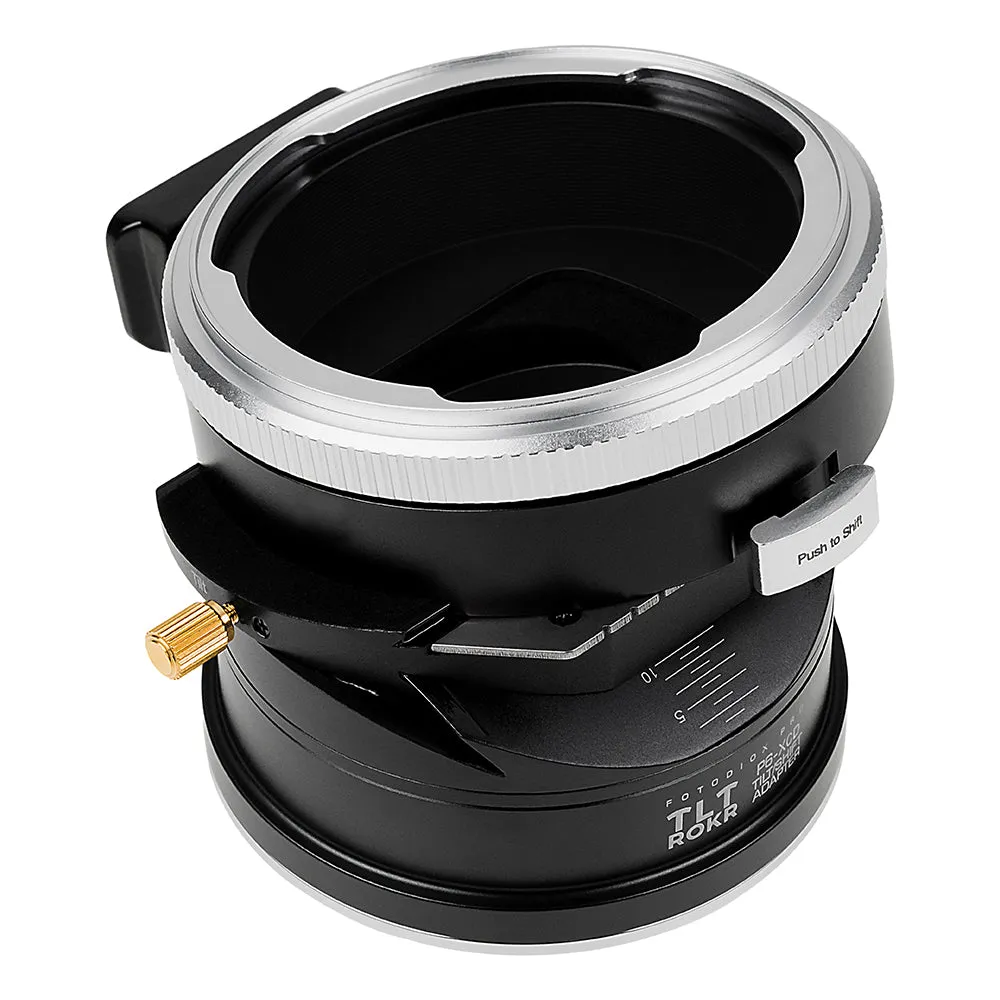 Fotodiox Pro TLT ROKR - Tilt / Shift Lens Mount Adapter Compatible with Pentacon 6 (Kiev 66) SLR Lens to Hasselblad X-System (XCD) Mount Mirrorless Cameras