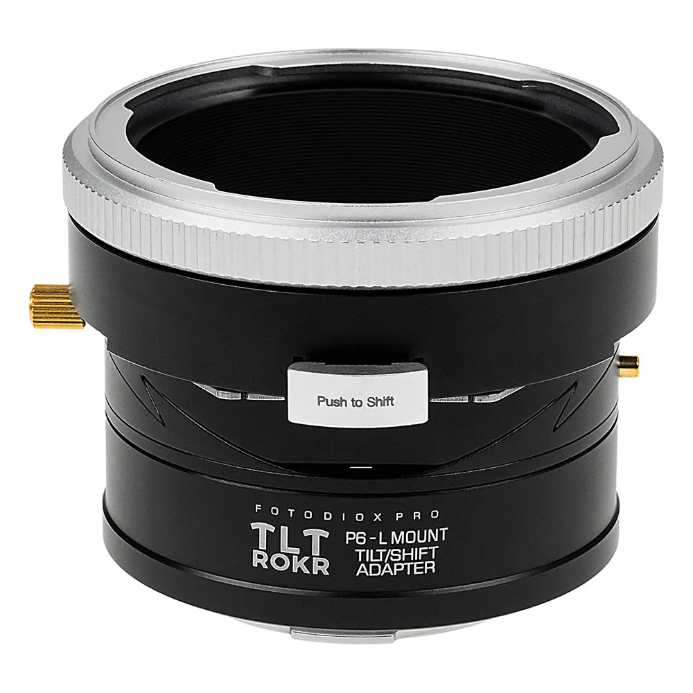 Fotodiox Pro TLT ROKR - Tilt / Shift Lens Mount Adapter Compatible with Pentacon 6 (Kiev 66) SLR Lens to L-Mount Alliance Mirrorless Cameras