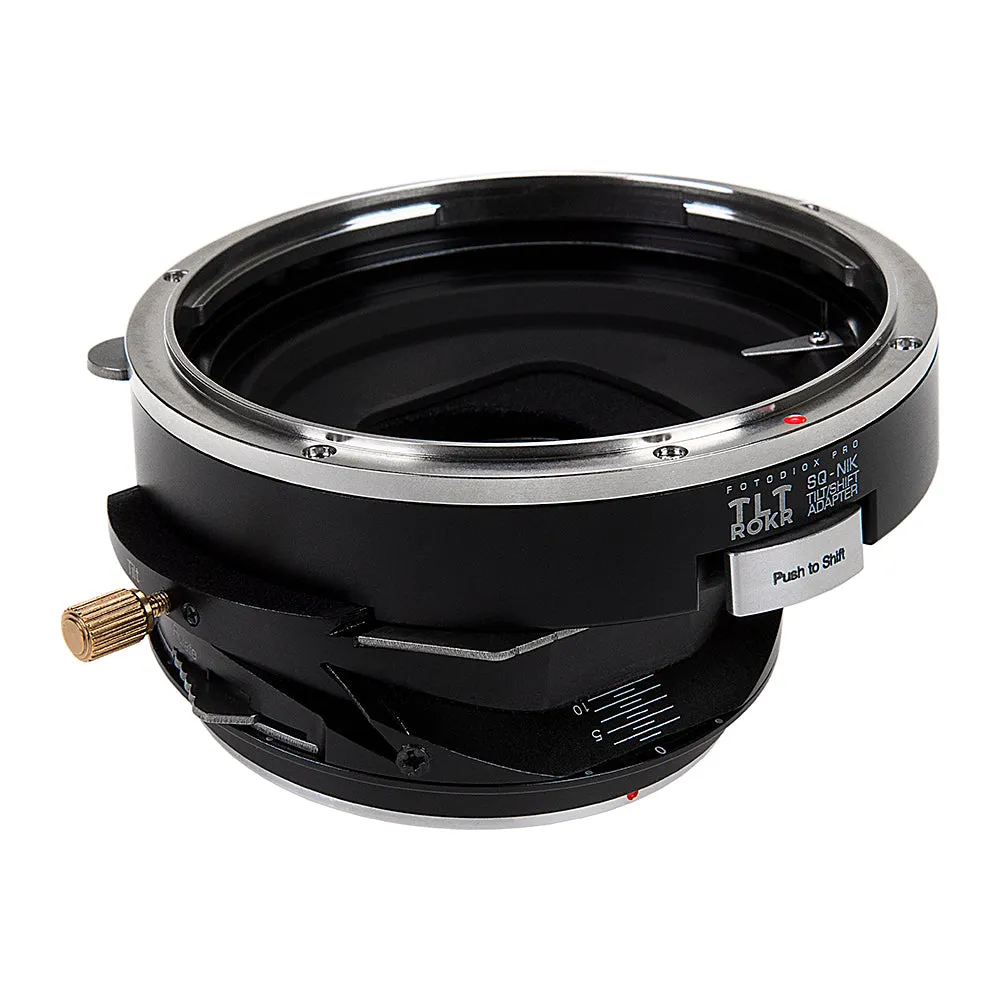 Fotodiox Pro TLT ROKR - Tilt / Shift Lens Mount Adapter for Bronica SQ Mount Lenses to Nikon F Mount SLR Camera Body