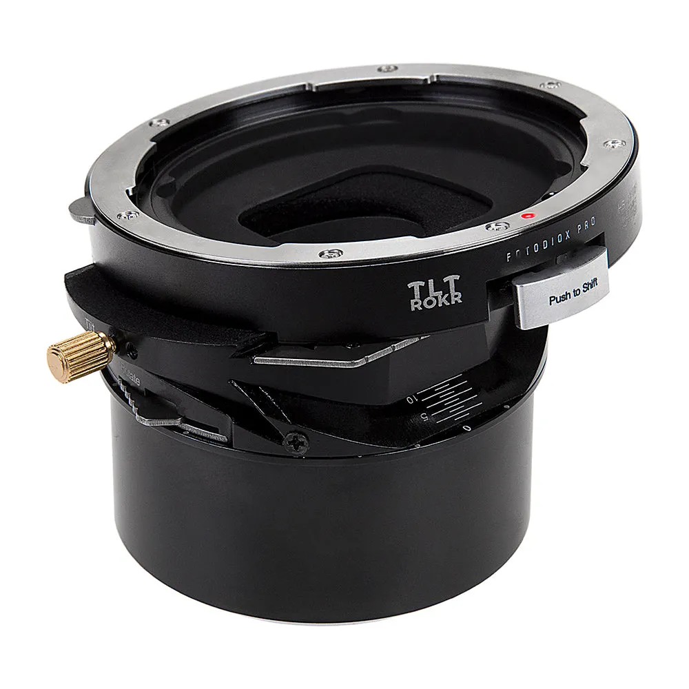 Fotodiox Pro TLT ROKR - Tilt / Shift Lens Mount Adapter for Hasselblad V-Mount SLR Lenses to Fujifilm Fuji X-Series Mirrorless Camera Body