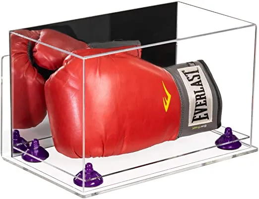 Full-Size Boxing Glove Display Case Horizontal - Mirror (A011/V16)