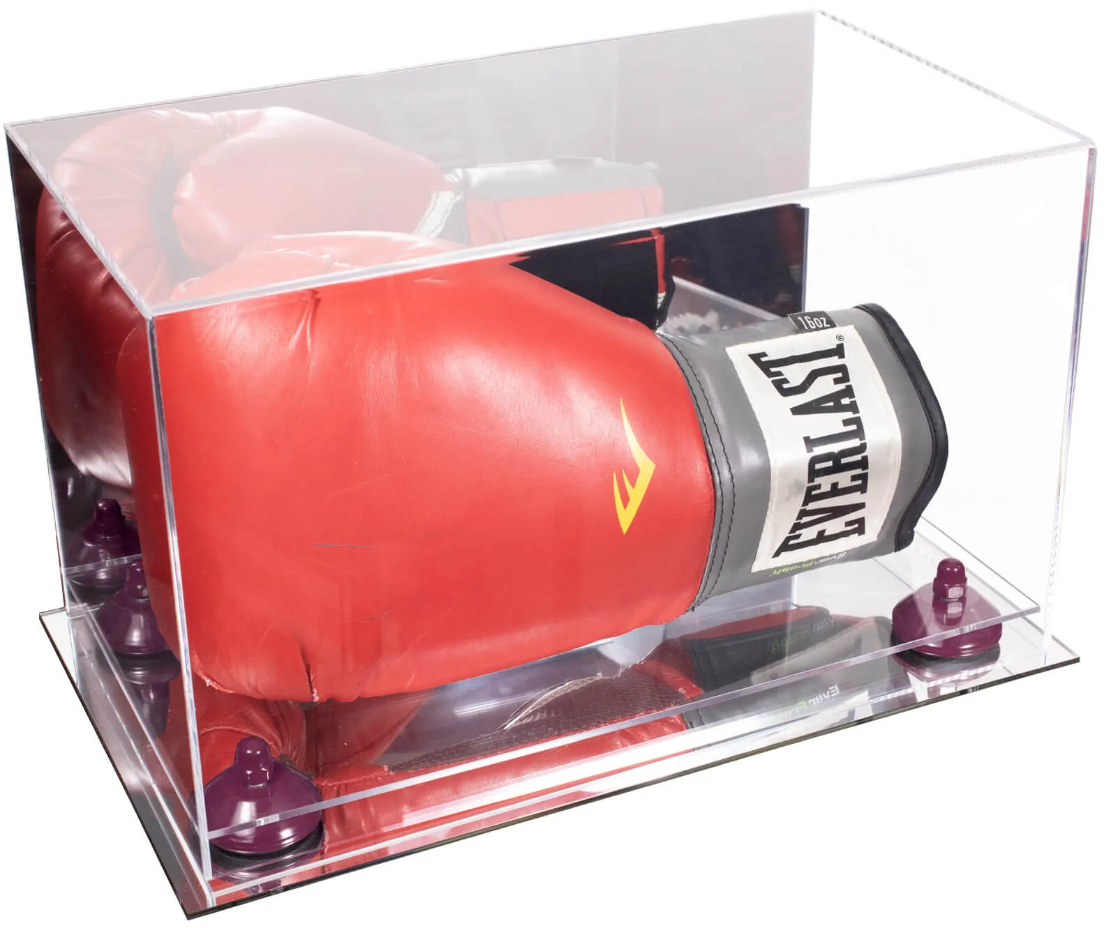 Full-Size Boxing Glove Display Case Horizontal - Mirror (A011/V16)