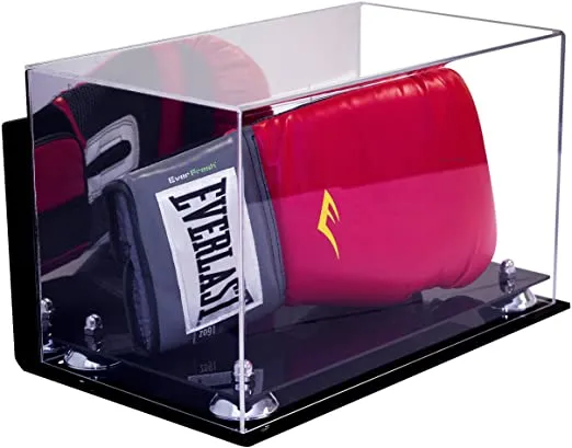 Full-Size Boxing Glove Display Case Horizontal - Mirror (A011/V16)