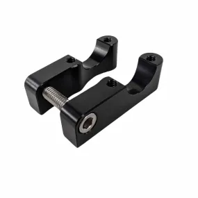 Gauge Relocation Bracket for TC Bros. Pro Series 1-1/8" Modular Risers - Black