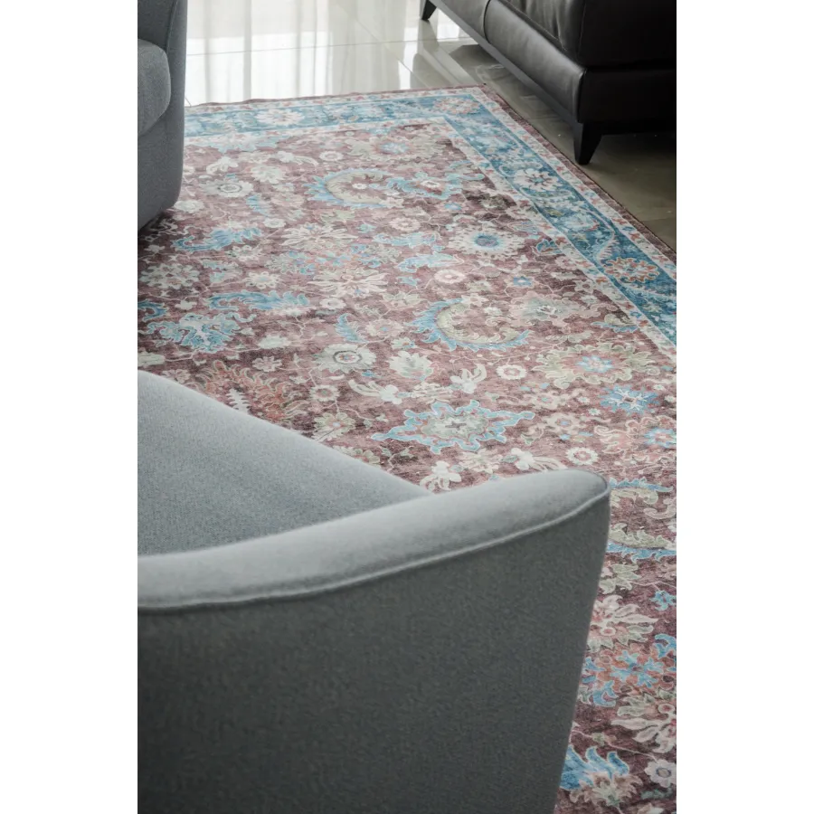 Imna Traditional Machine Washable Large Carpet Rug