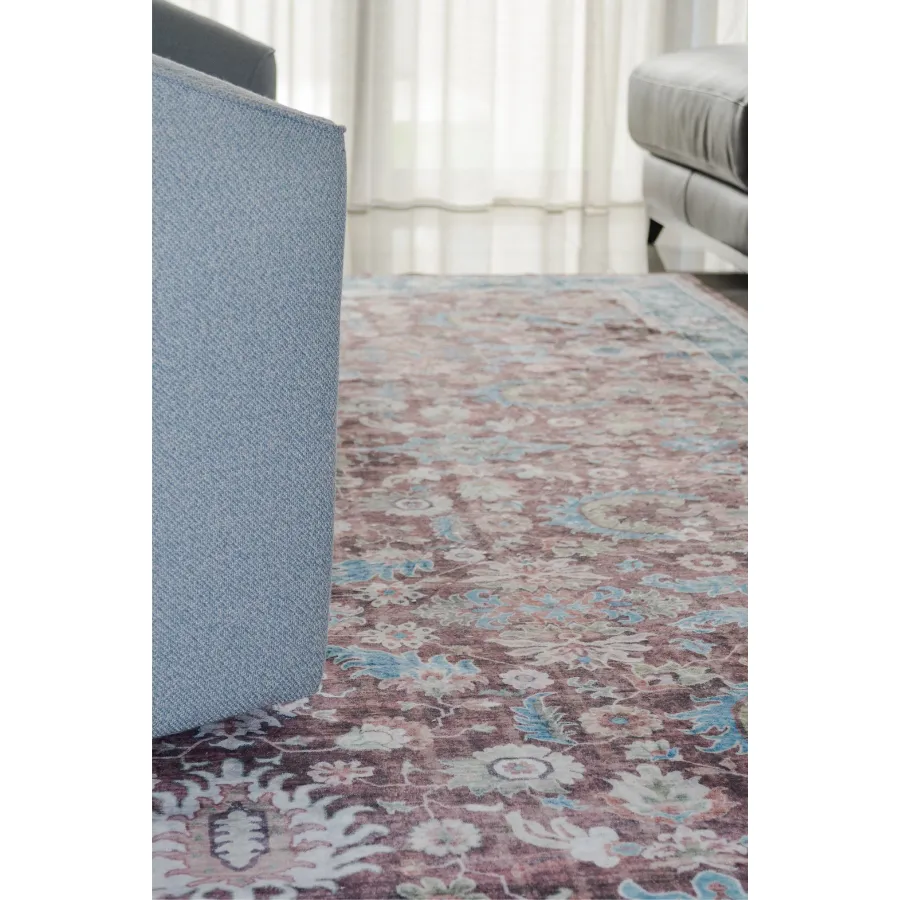 Imna Traditional Machine Washable Large Carpet Rug