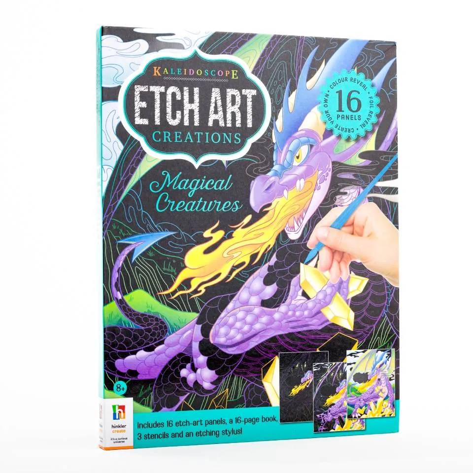 Kaleidoscope Etch Art Creations: Magical Creatures