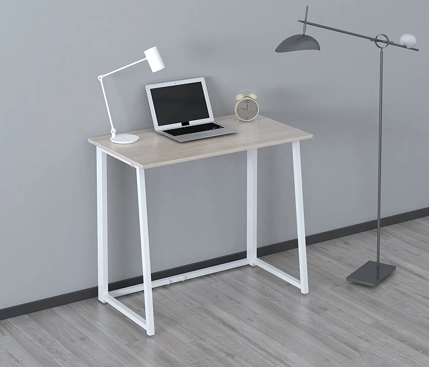 Kawachi Small Folding Writing Study, Laptop, Computer Desk Foldable Home and Office Table Workstation