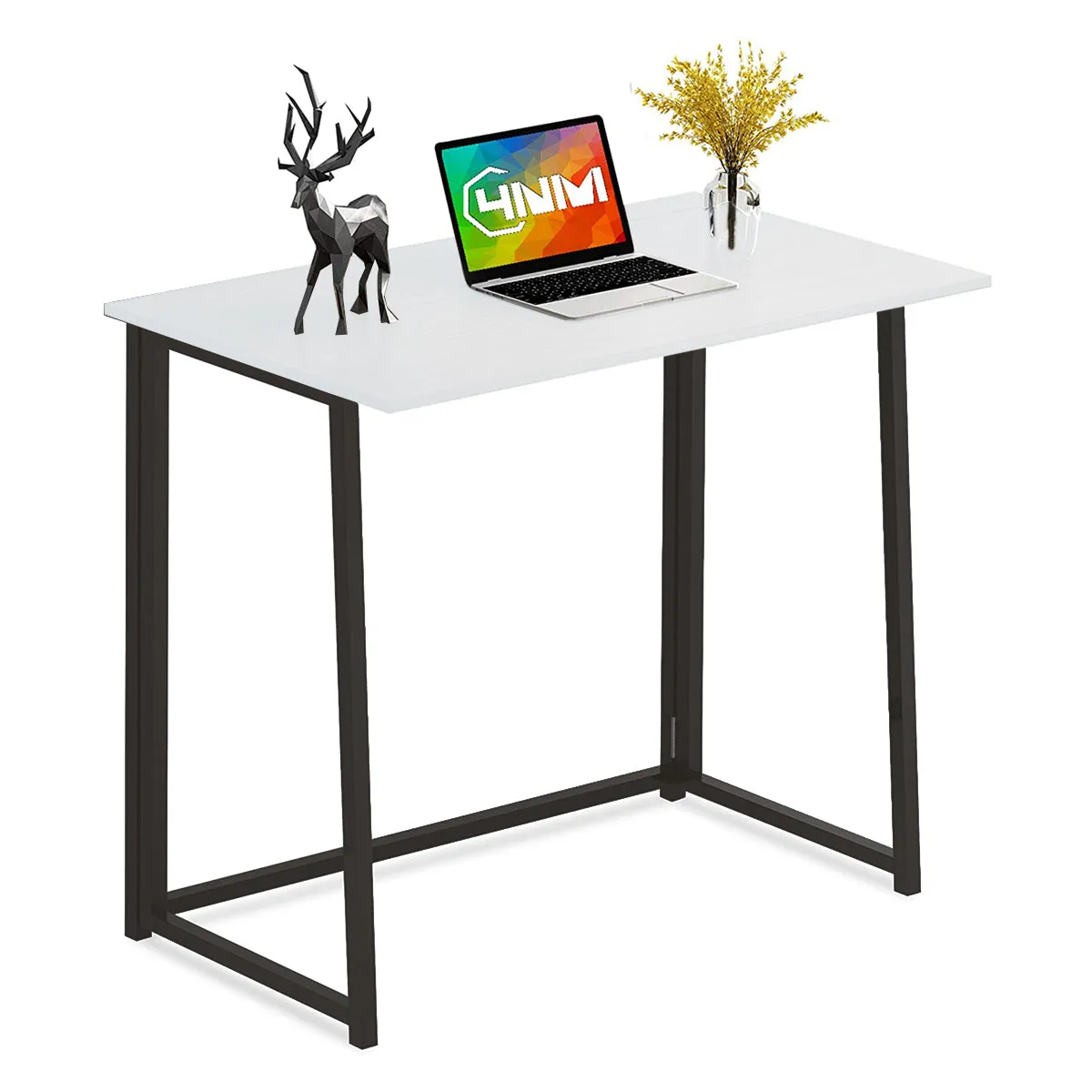 Kawachi Small Folding Writing Study, Laptop, Computer Desk Foldable Home and Office Table Workstation