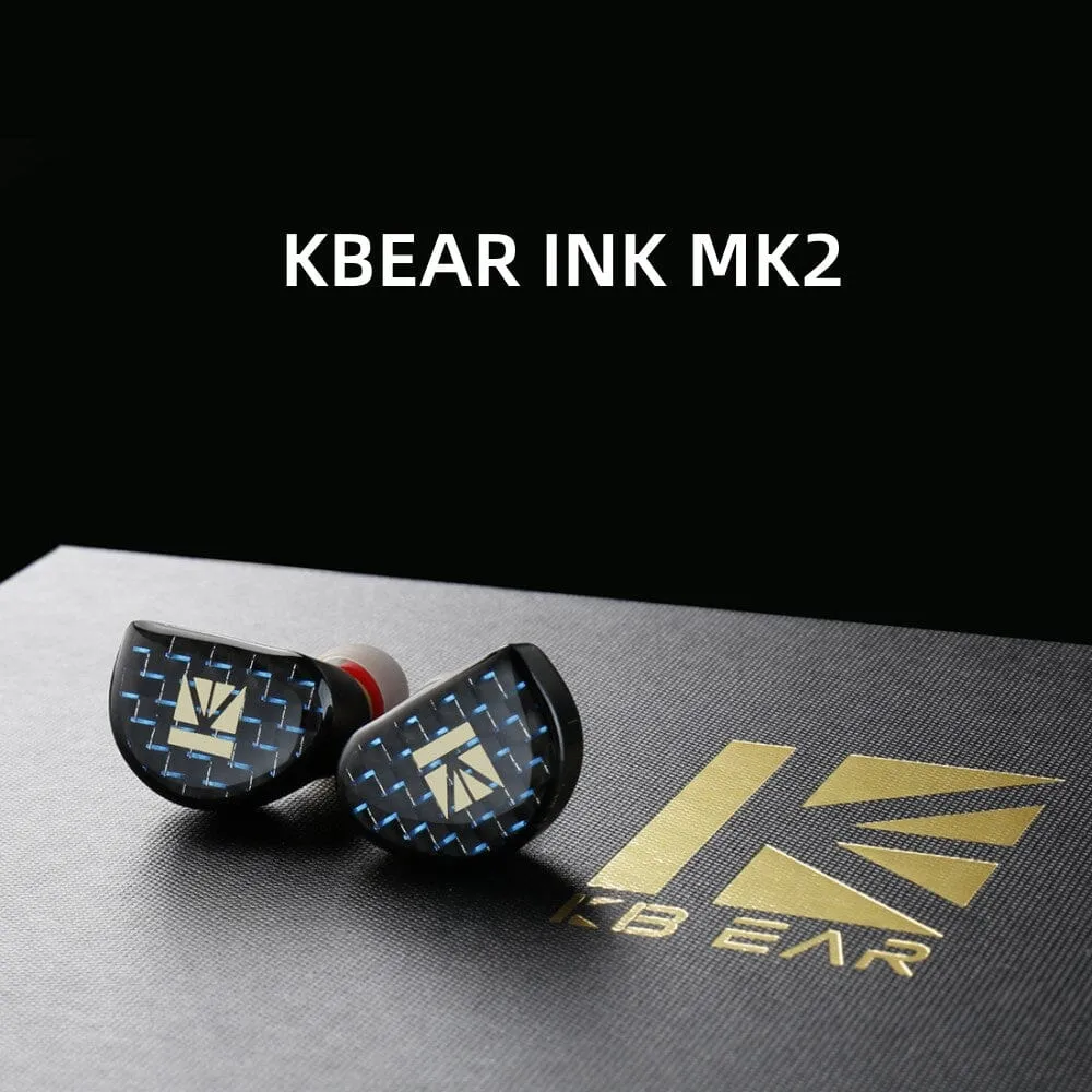 KBEAR INK MK2 DLC Diaphragm Dynamic In-Ear Monitor Earphone