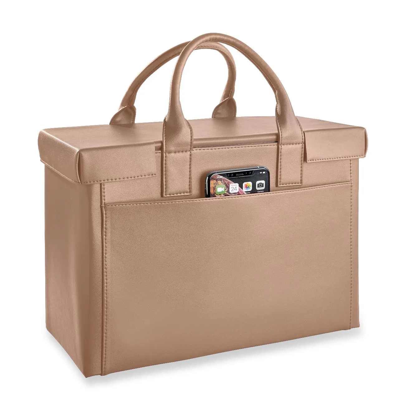 LevTex Portable File Tote with Lid