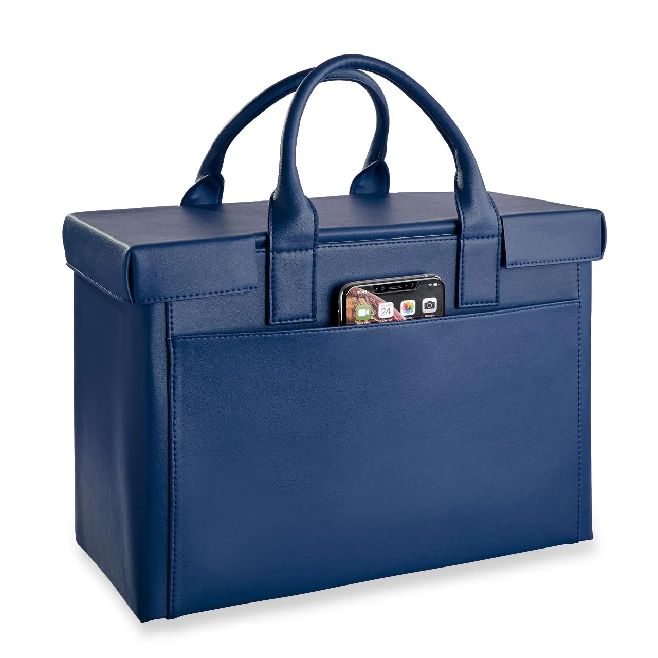 LevTex Portable File Tote with Lid