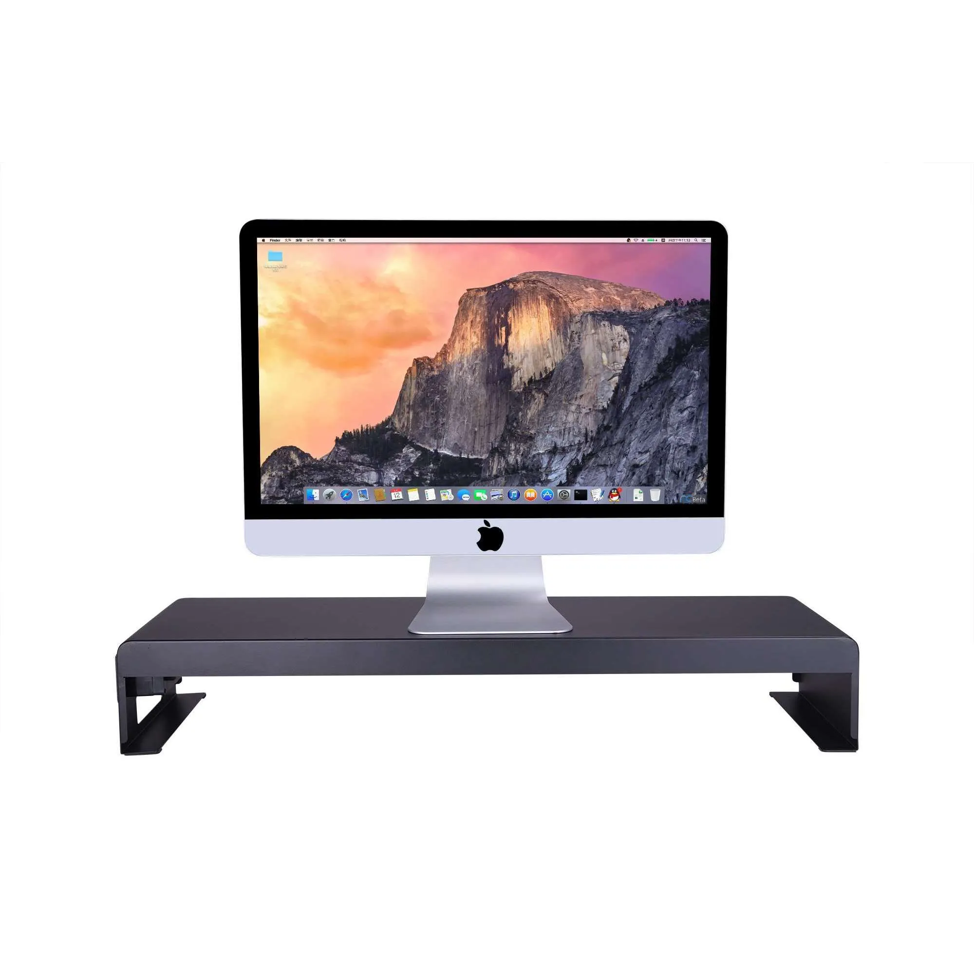 Lorell/Rocelco 30" Premium Dual-Monitor Stand w/ AC Power Supply & USB 2.0 Charging & Keyboard Mouse Storage, Cable Management, R DMS