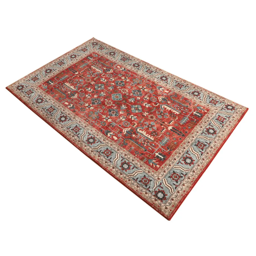 Manila Traditional Machine Washable Extra-Large Rug