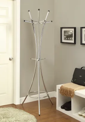 Modern Coat Rack - Silver