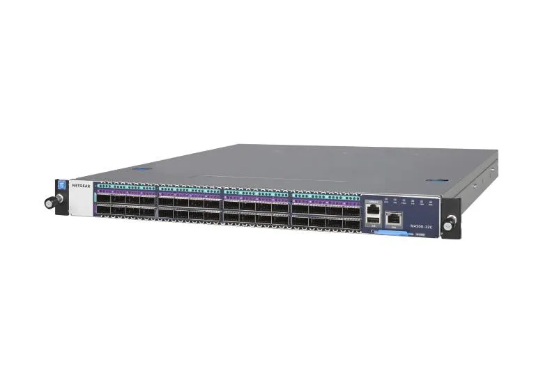 Netgear M4500-32C 32-port Gigabit Ethernet Switch, Managed, L3, 32x100 Gigabit QSFP28 - CSM4532-100NAS