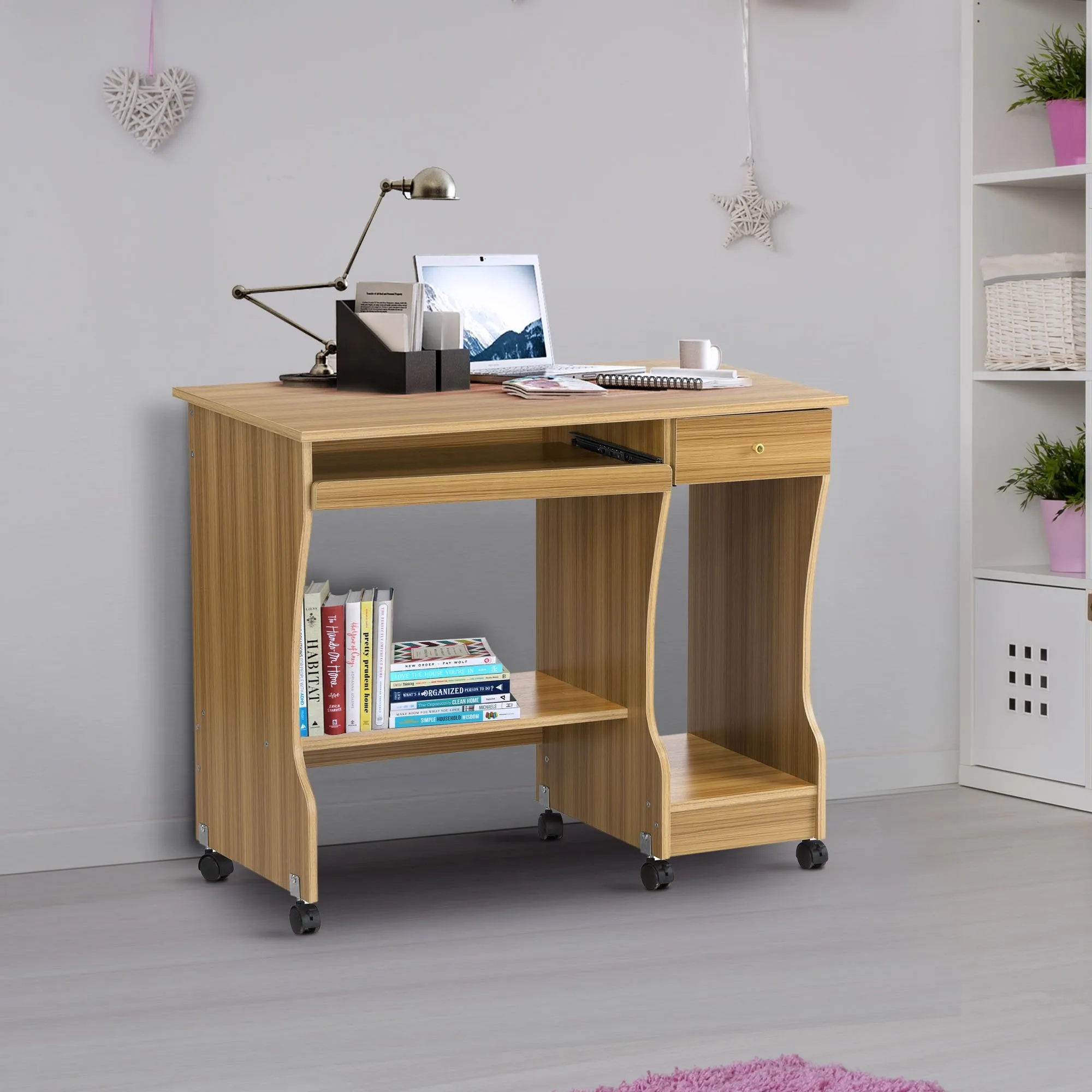 Nilkamal Zenith Computer Table with Laptop Stand Complimentary