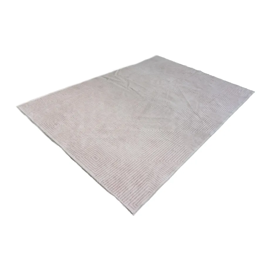 Pam Beige Machine Washable Rug