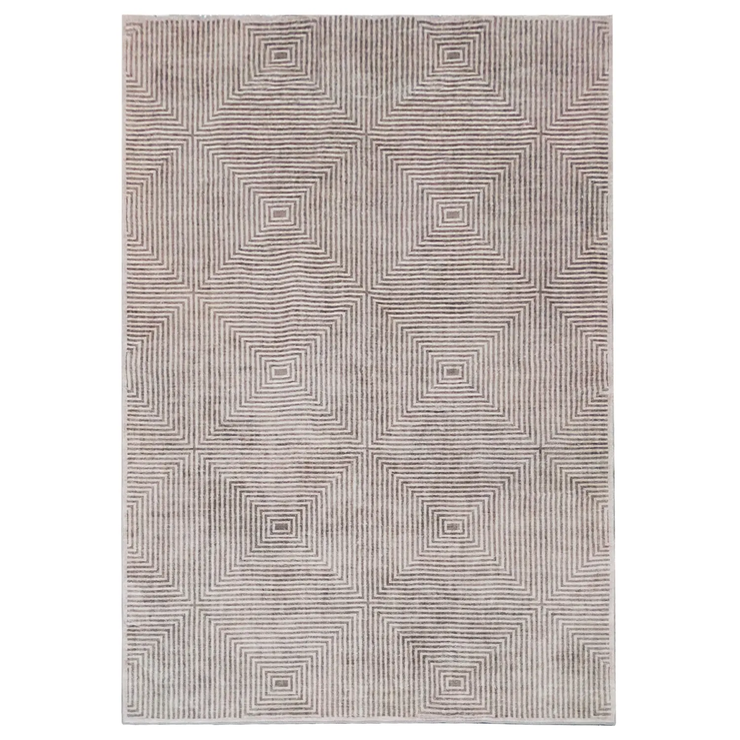 Pam Grey Machine Washable Large Rug