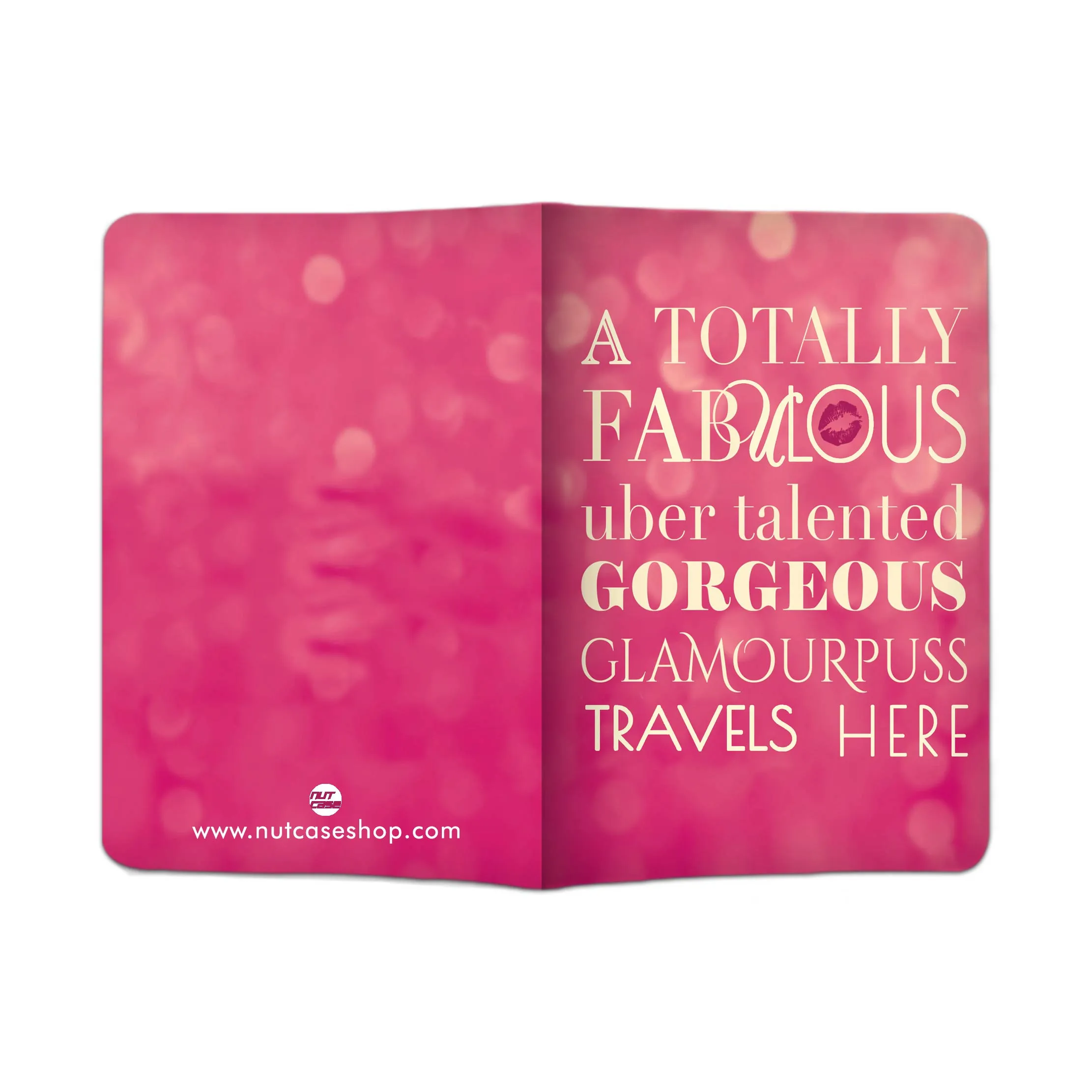 Passport Cover Design Holder Travel Case with Luggage Tag - Glamourpuss Travel Here