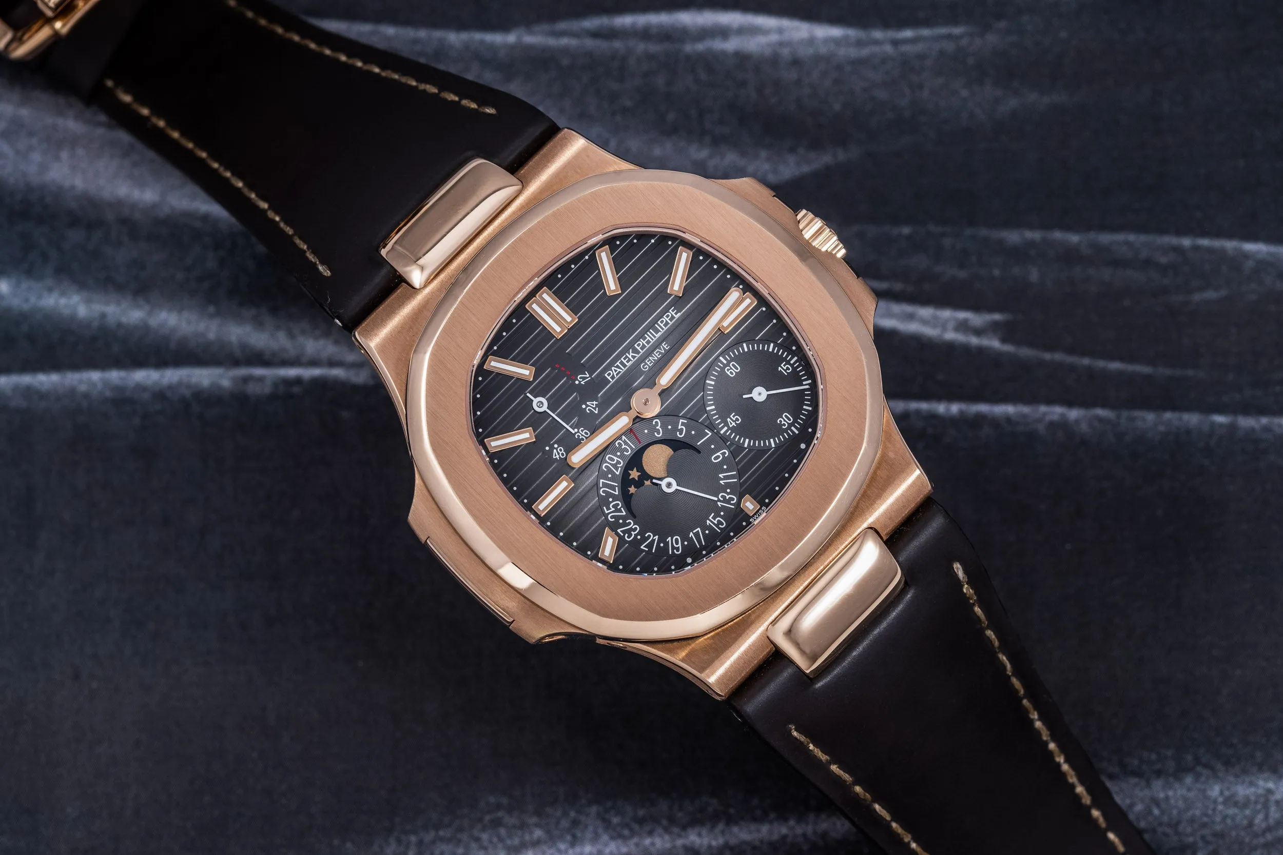 Patek Philippe Nautilus Power Reserve, Date, And Moonphases