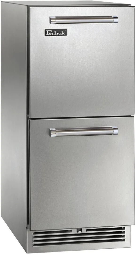 Perlick 15 inch Signature Series 2.8 cu.ft Drawer Refrigerator HP15RS-4-5