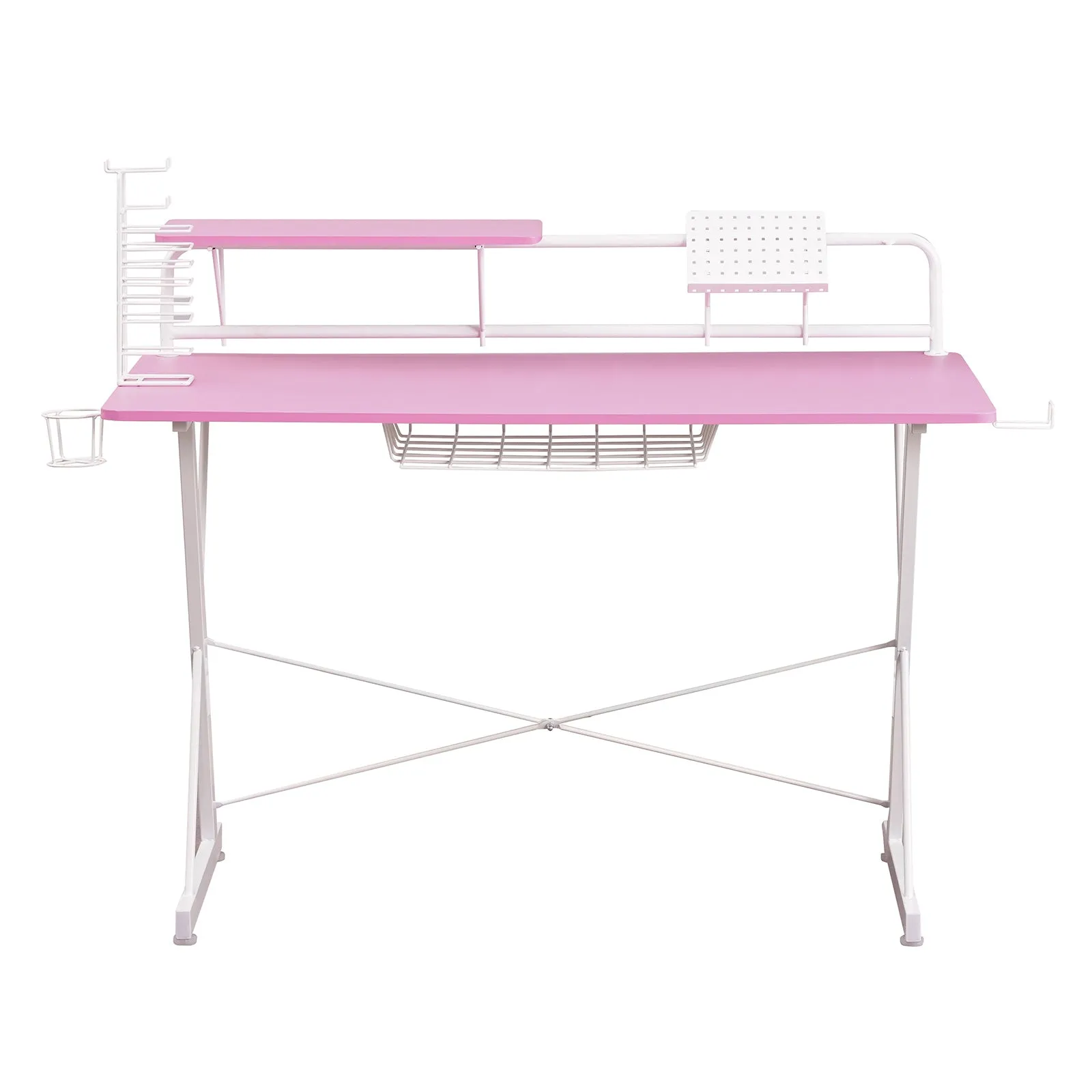 Pink Carbon Gaming Desk