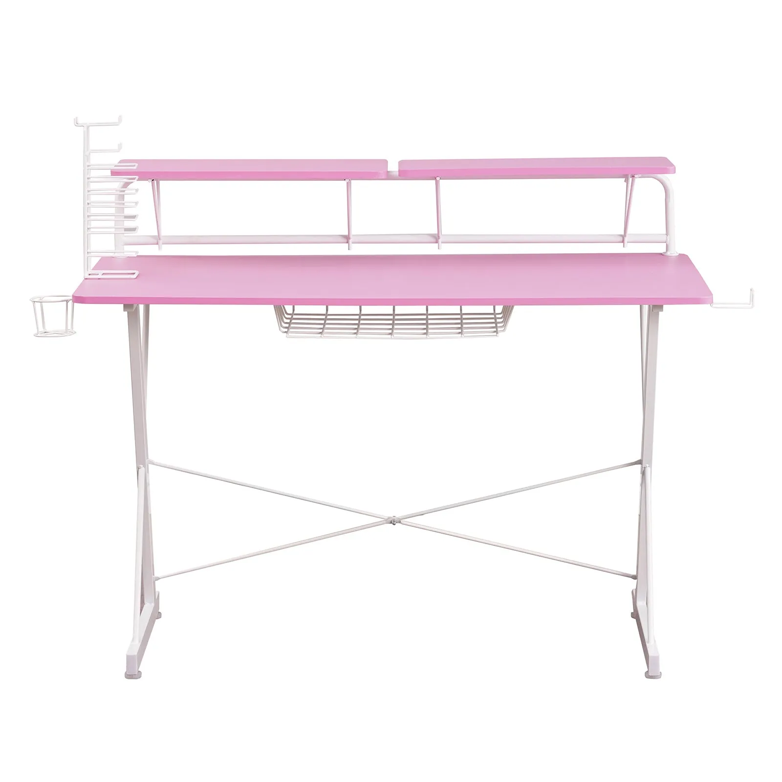 Pink Carbon Gaming Desk