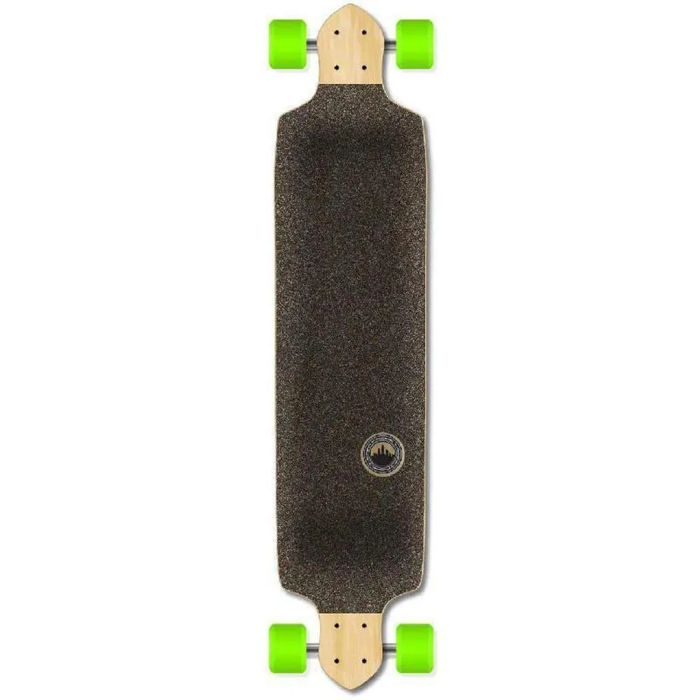 Punked Checker Purple Drop Down Downhill Longboard