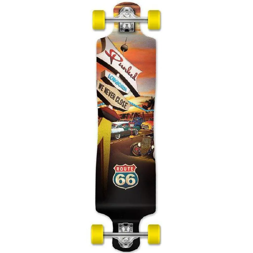 Punked Lowrider Longboard Complete - Route 66 Series - Diner