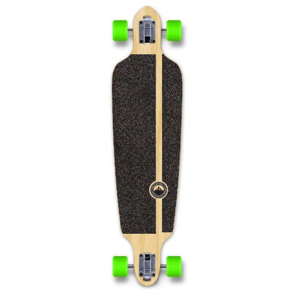 Punked Palm City Rasta Drop Through Longboard