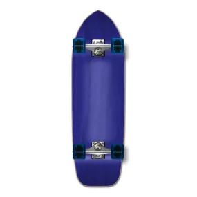 Punked Stained Blue 33" Old School Blank Longboard