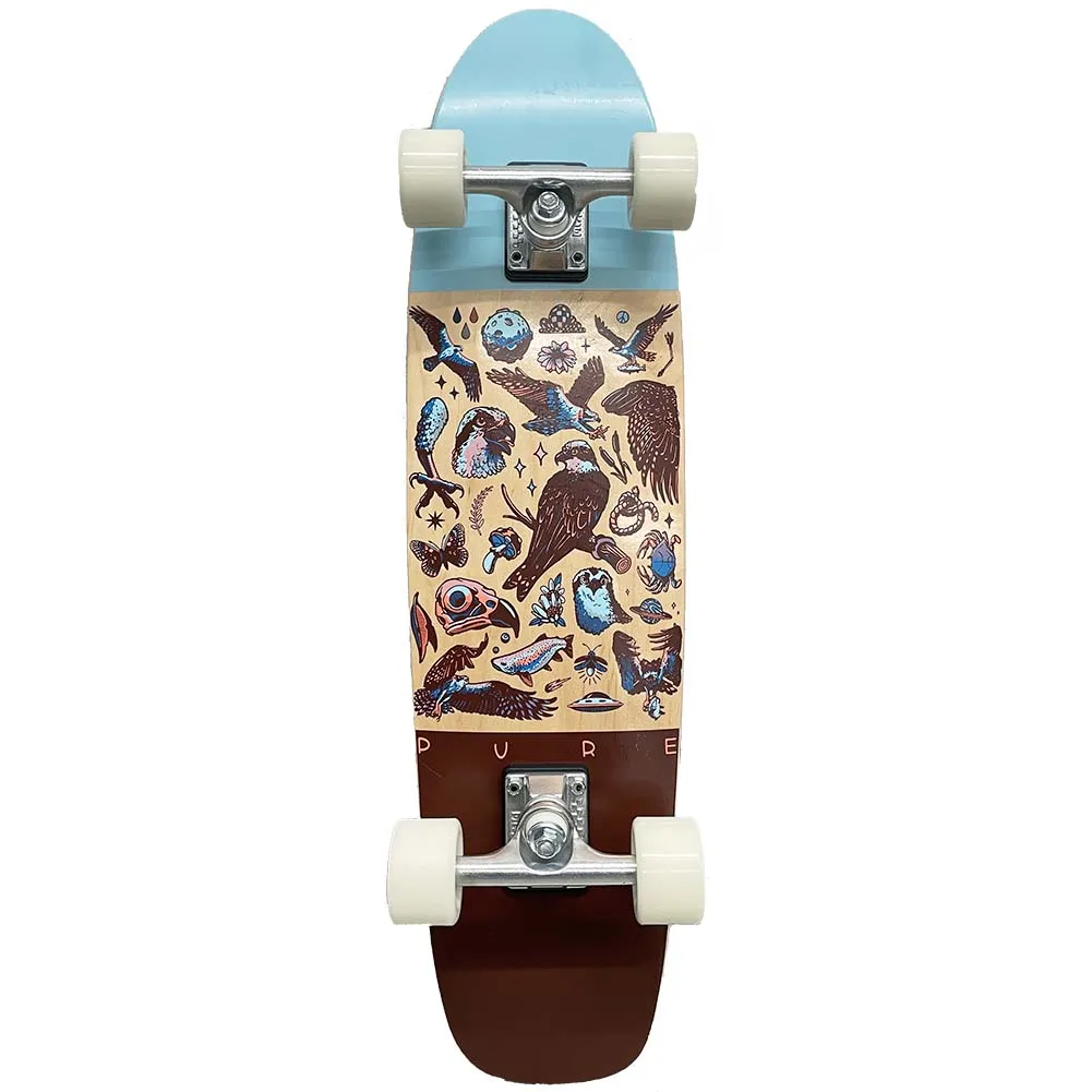 Pure Avis Flash Cruiser Skateboard Complete