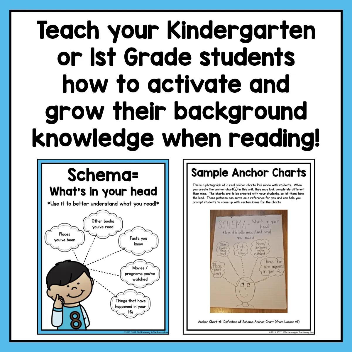 Reading Comprehension Lesson Plans for K-1 {Unit 2: Background Knowledge / Schema}