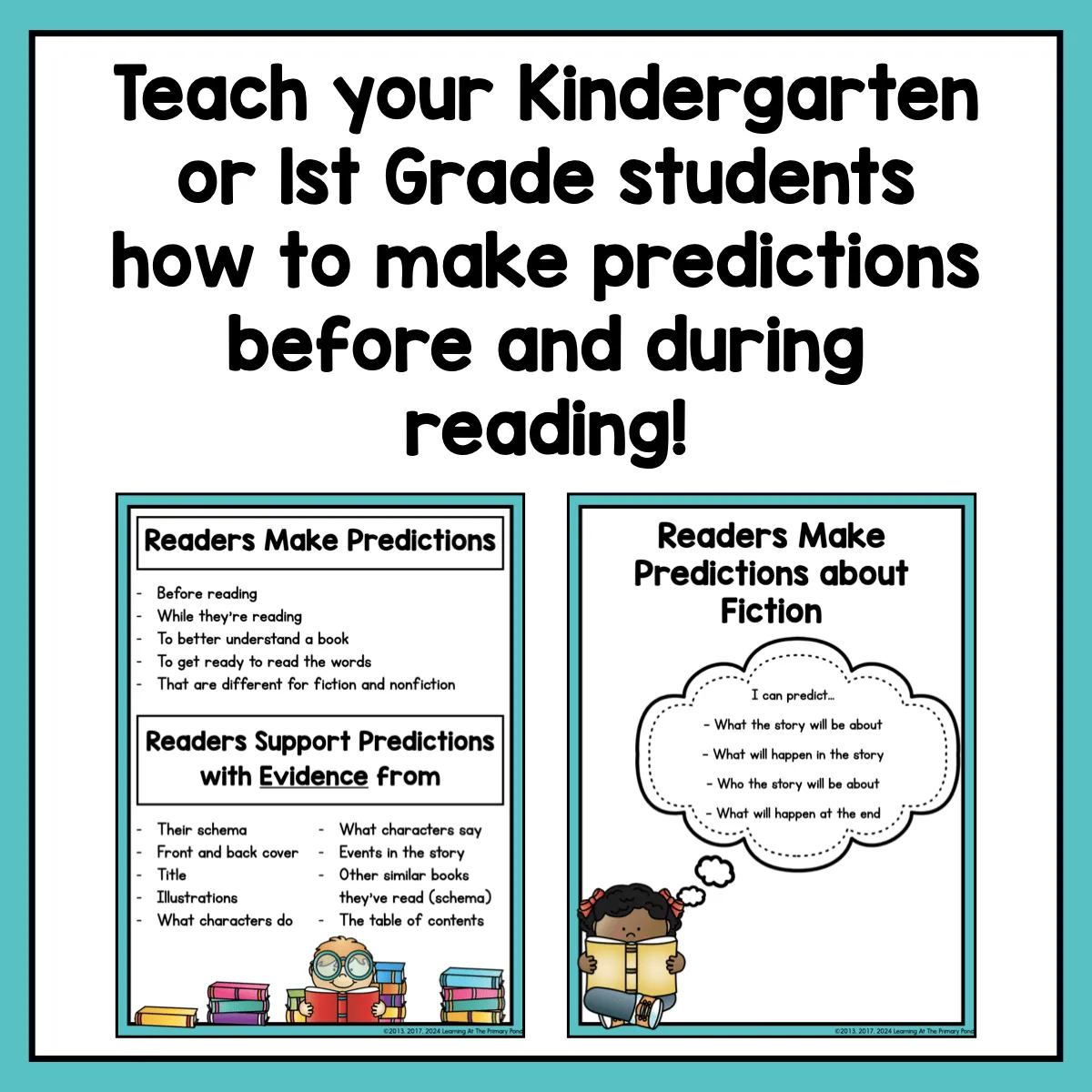 Reading Comprehension Lesson Plans for K-1 {Unit 3: Making Predictions}