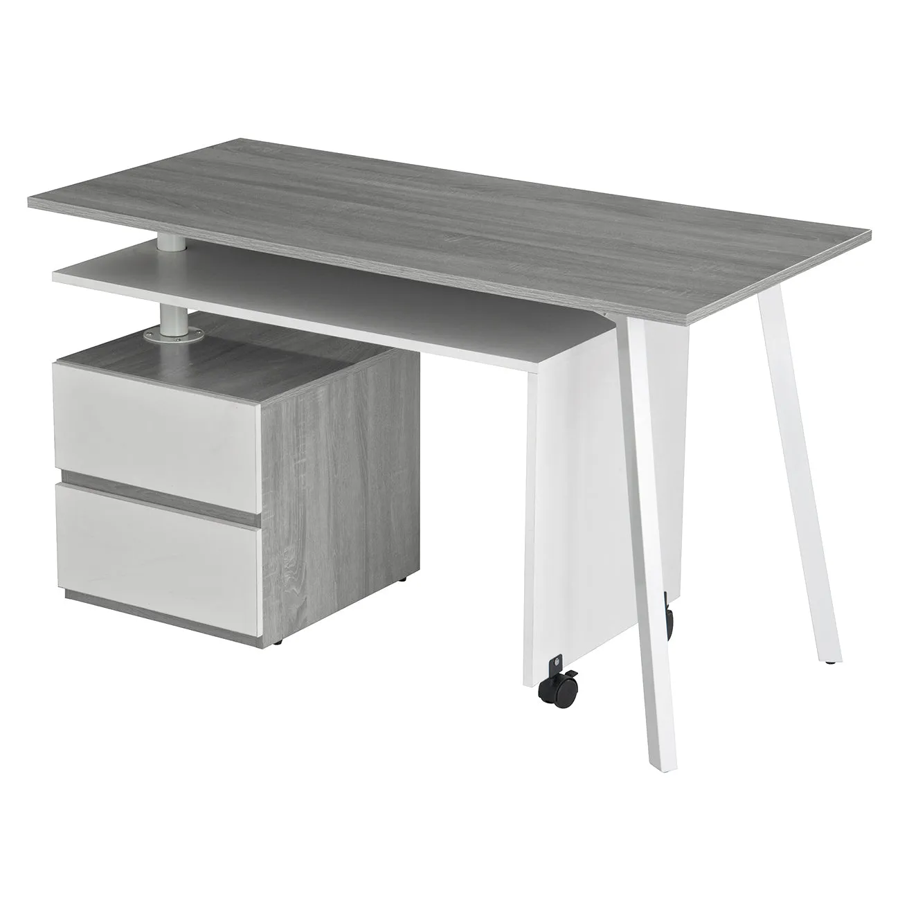 Rotating Ergo Desk - Grey