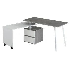 Rotating Multi-Positional Modern Desk