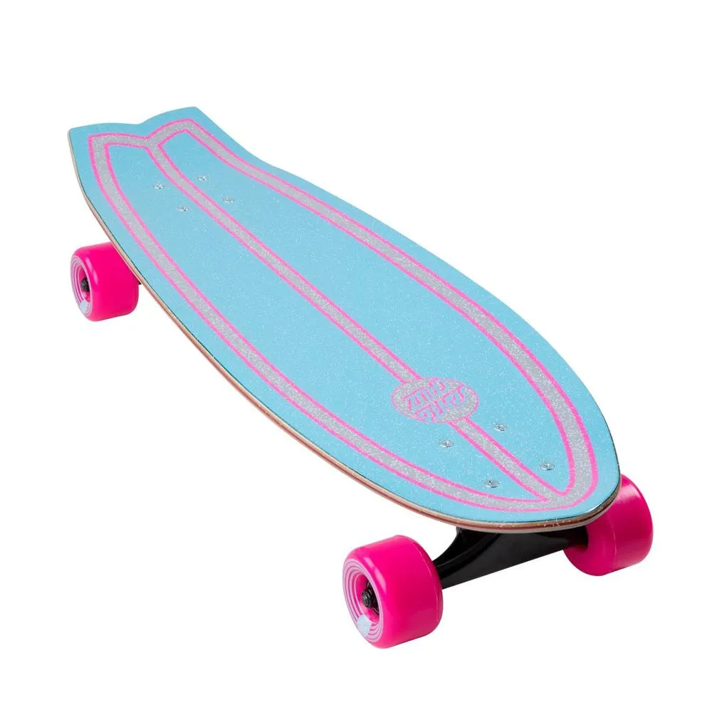 Santa Cruz Prismatic Dot Shark 28" Cruiser Longboard