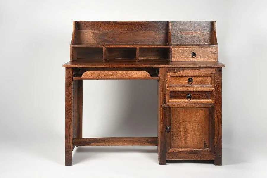 Sheesham Wood Rishyasringa Study Table Cum Shelf