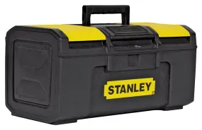 Stanley STST16410 Tool Box, 50 lb, Polypropylene, Black/Yellow, 3-Compartment :EA: QUANTITY: 1