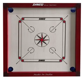 Synco Eco Carrom Board for Beginners