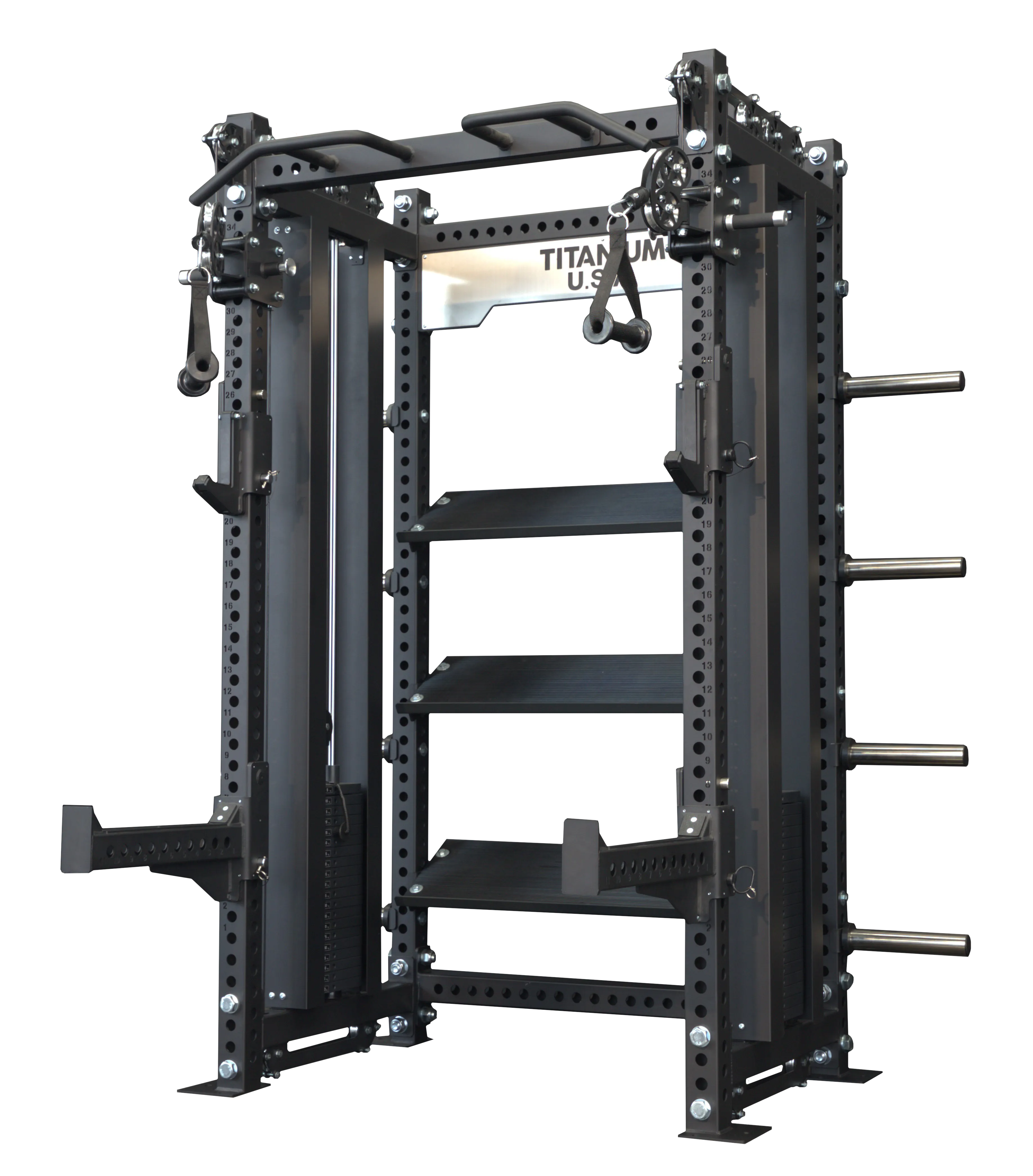 TITANIUM USA M70 MODULAR SERIES FUNCTIONAL TRAINER & SQUAT RACK