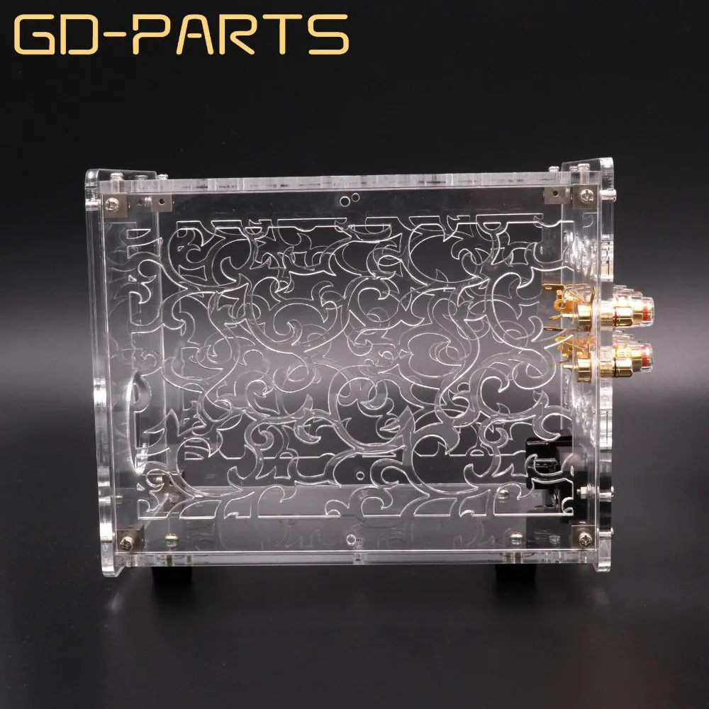 Transparent Acrylic Chassis Enclosure For FU32 Vacuum Tube Amplifier Preamplifier Case Box Vintage Hifi Audio DIY 1 Set