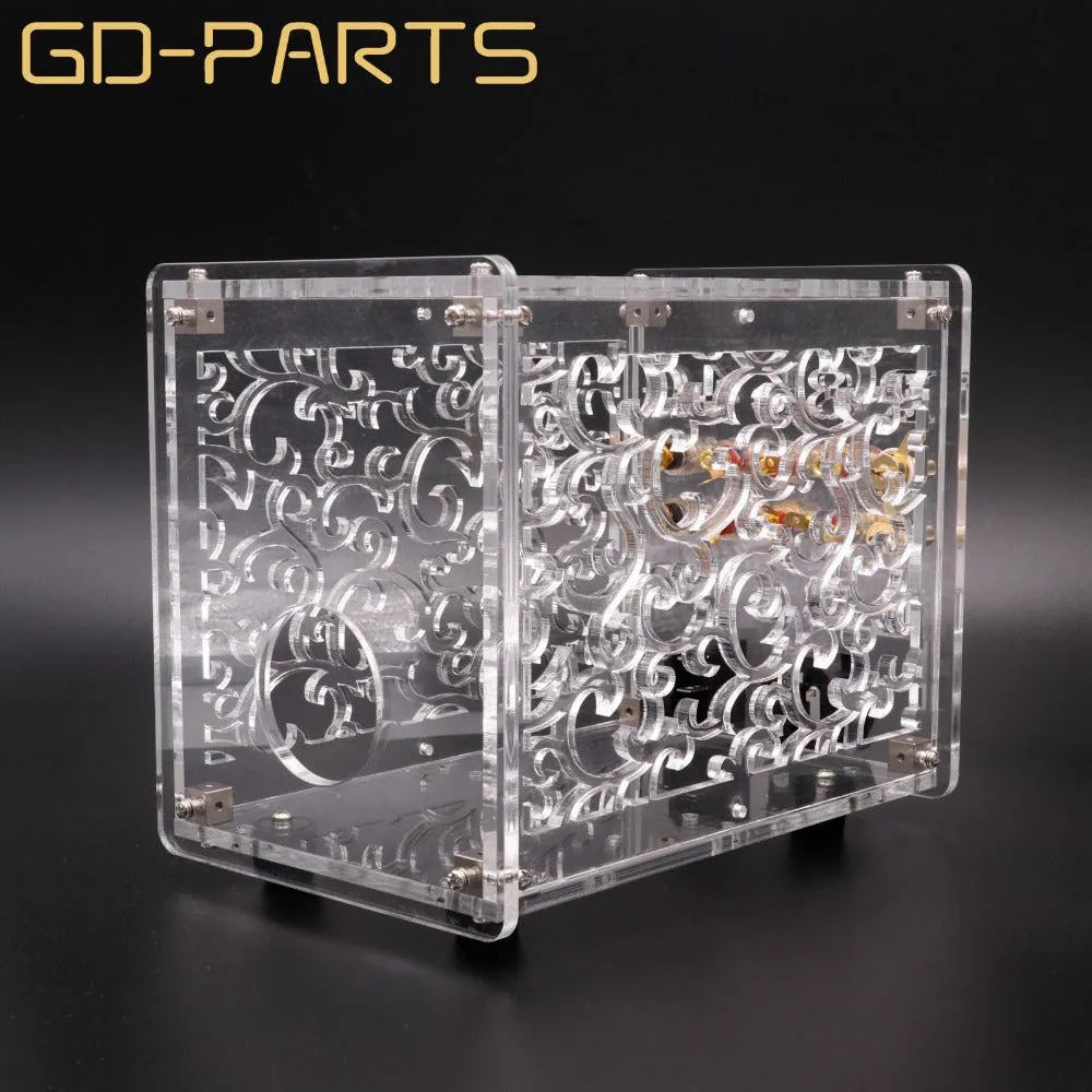 Transparent Acrylic Chassis Enclosure For FU32 Vacuum Tube Amplifier Preamplifier Case Box Vintage Hifi Audio DIY 1 Set