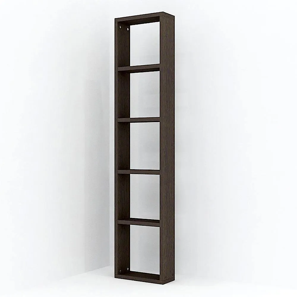 Triton X15 Bookshelf with 5 Shelves, Classic Wenge