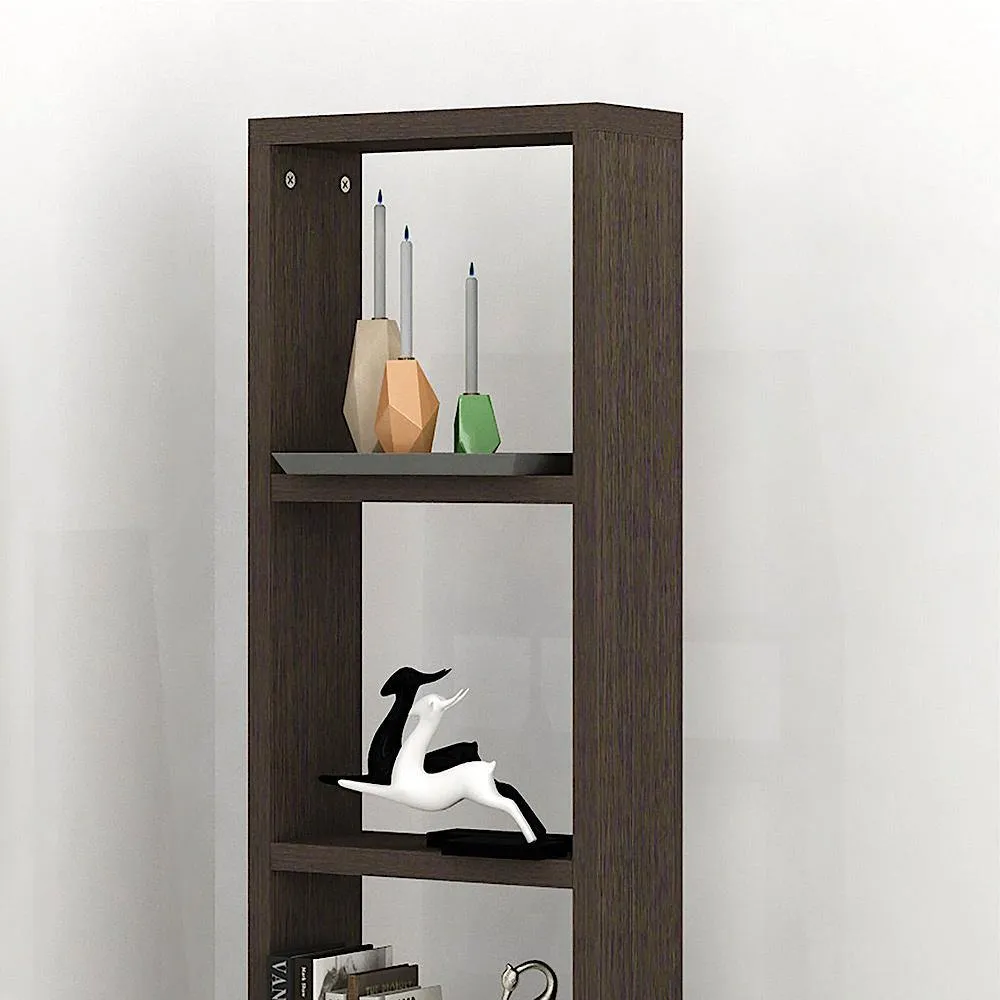 Triton X15 Bookshelf with 5 Shelves, Classic Wenge