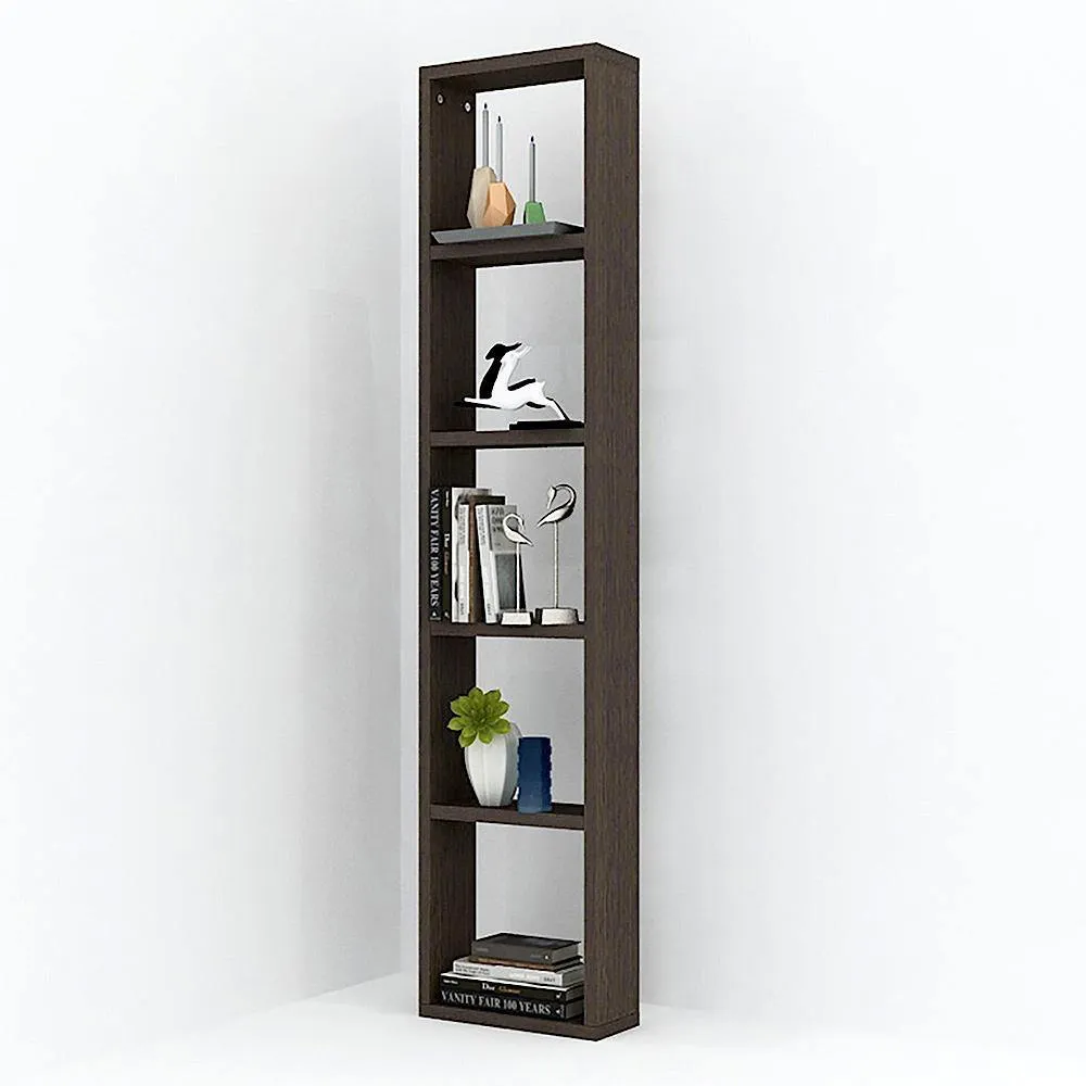 Triton X15 Bookshelf with 5 Shelves, Classic Wenge