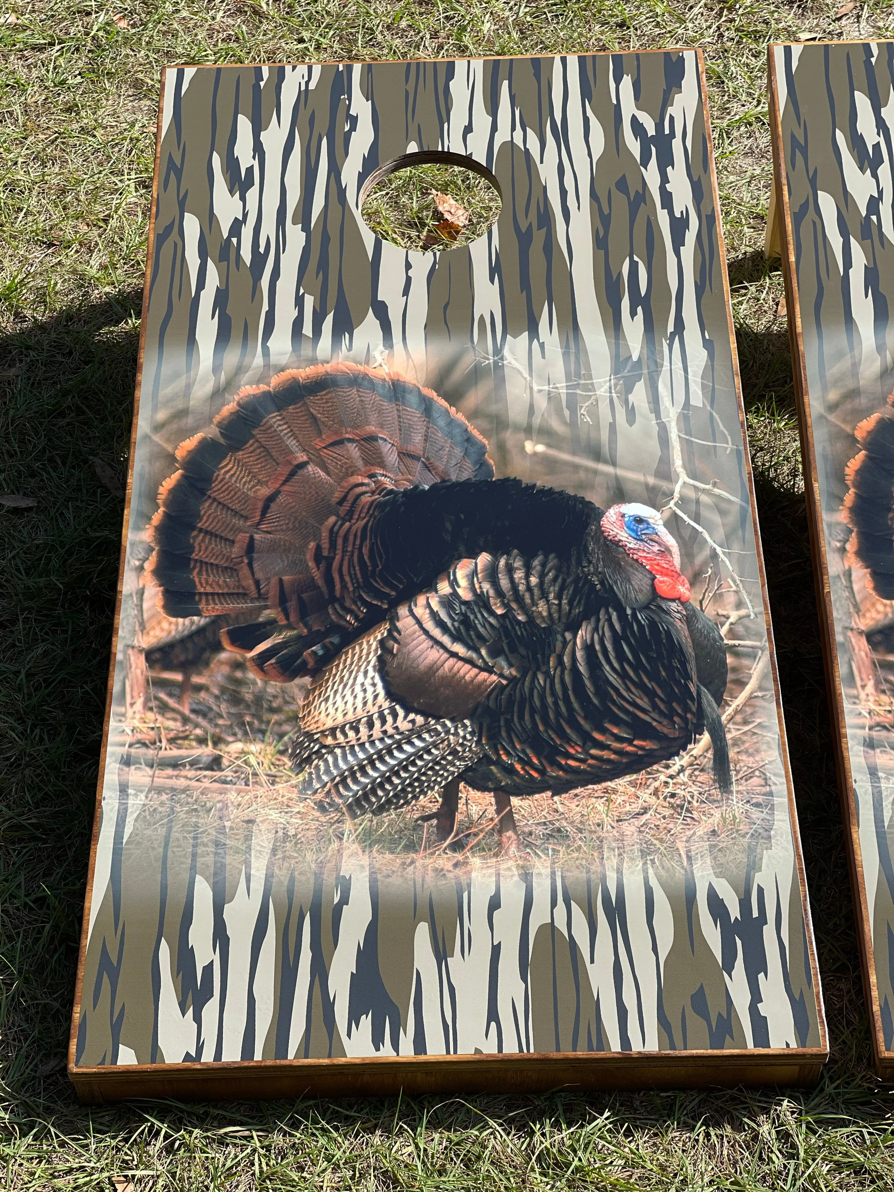 Turkey Bottomland Camo Cornhole Set With Bean Bags