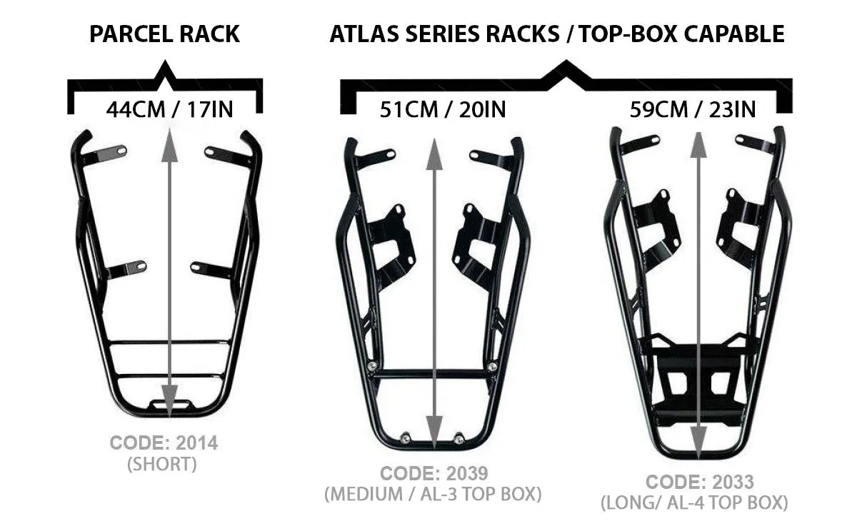 UNIT Garage ATLAS Rear Rack  - BMW R NineT (Medium/20-inch)